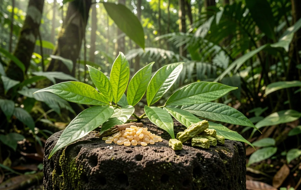 Indonesian rainforest canopy